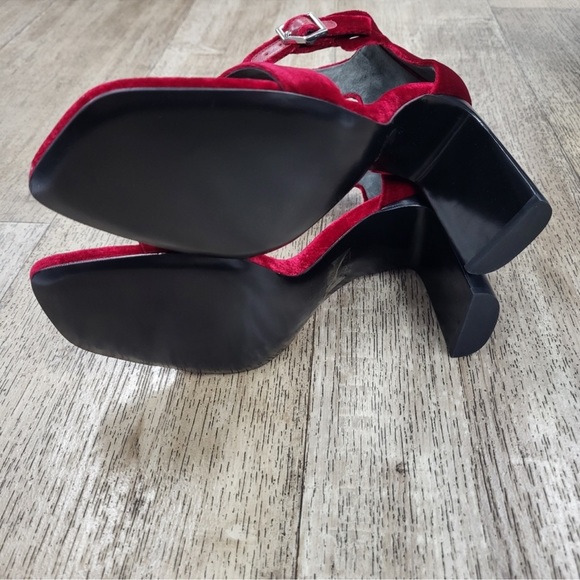 RAG & BONE | Ellis Sandal in Biking Red - Picture 4 of 5